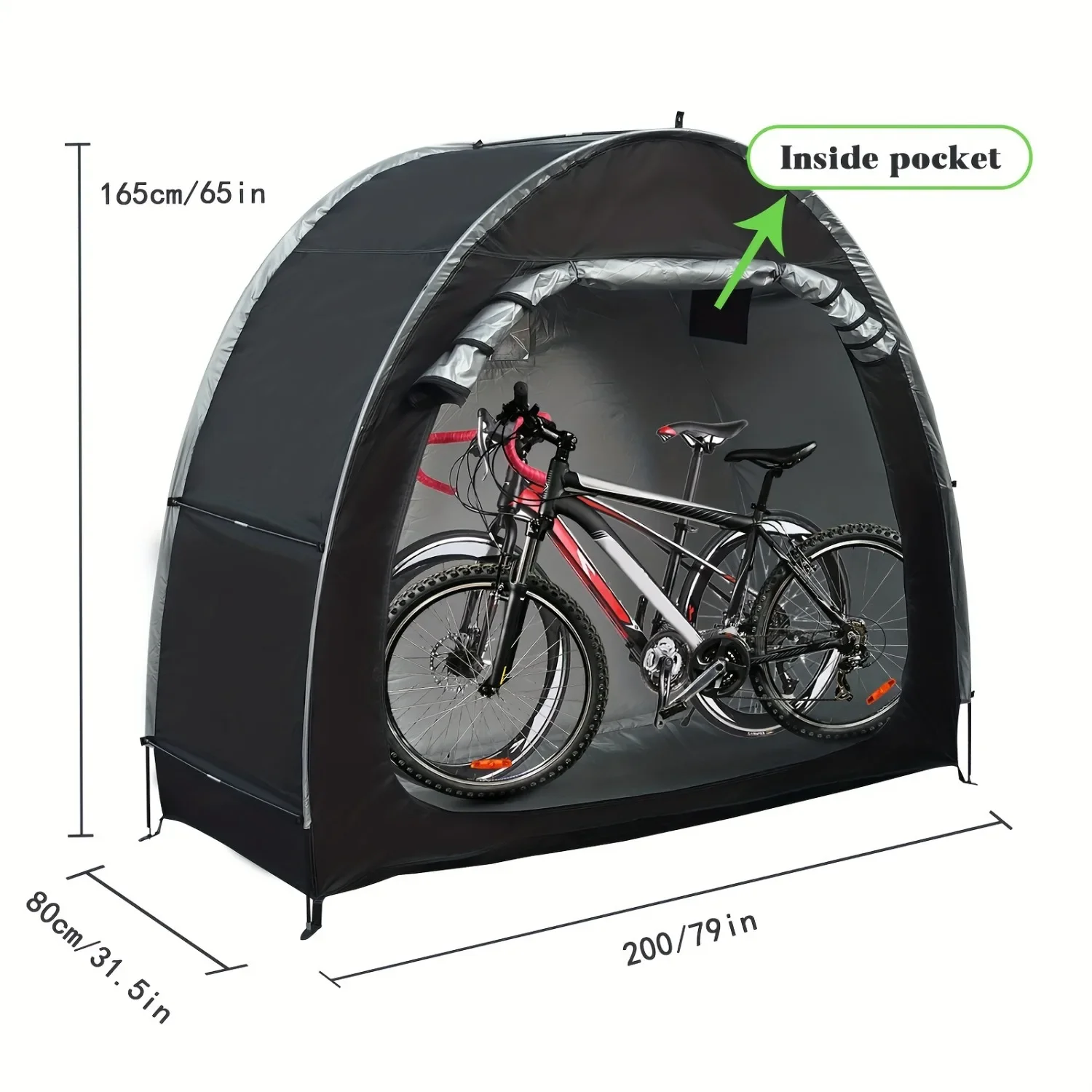 Bike Storage Shed Tent Spaciou - огляд і ціна Grow Tent 4X4