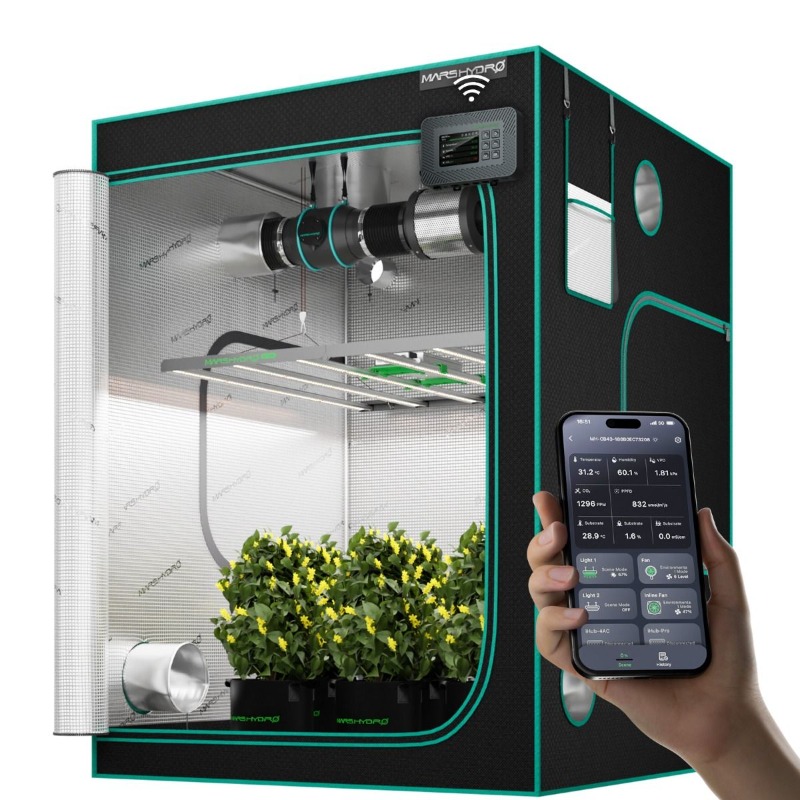 480W 4x4ft 120x120cm FC4800 EV - огляд і ціна Grow Tent 4X4
